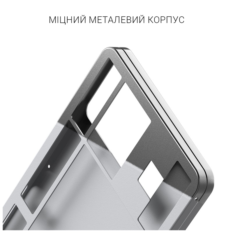 Клавиатура Dark Project ALU87 Daylight ABS RGB Mech G3MS Zircon White/Grey (DPKB_DAYLIGHT_87_ANSI_UA)