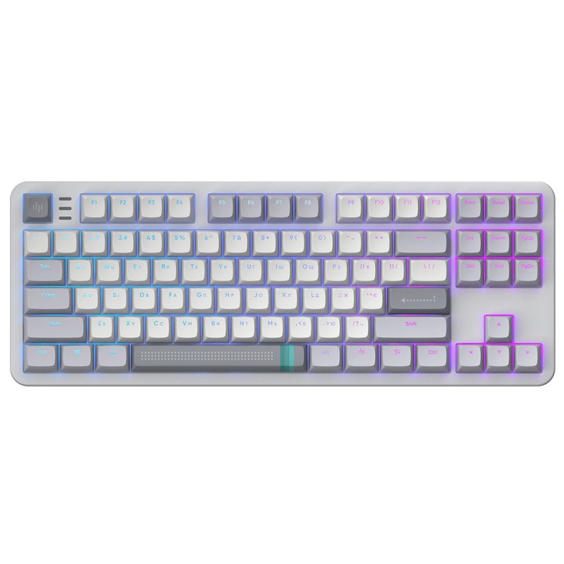 Клавиатура Dark Project ALU87 Daylight ABS RGB Mech G3MS Zircon White/Grey (DPKB_DAYLIGHT_87_ANSI_UA)