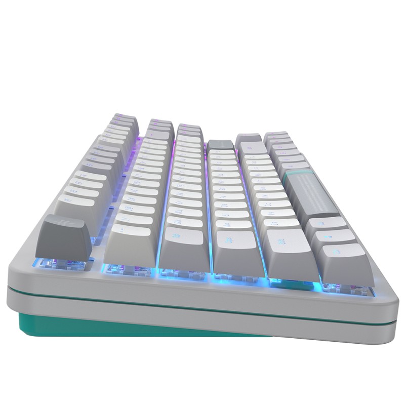 Клавиатура Dark Project ALU87 Daylight ABS RGB Mech G3MS Zircon White/Grey (DPKB_DAYLIGHT_87_ANSI_UA)