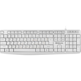 Клавиатура REAL-EL RK-513 USB White (EL123100047)