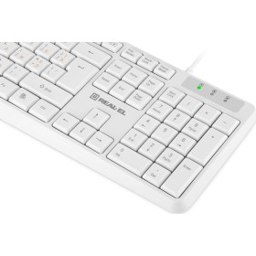 Клавиатура REAL-EL RK-513 USB White (EL123100047)