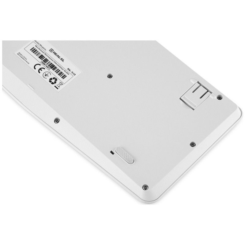 Клавіатура REAL-EL RK-513 USB White (EL123100047)