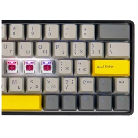 Клавиатура Epomaker EP64 60 Mulan Switch Hot-Swap RGB Wireless/Bluetooth/USB UA Black (EP64-B-M)