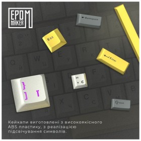 Клавиатура Epomaker EP64 60 Mulan Switch Hot-Swap RGB Wireless/Bluetooth/USB UA Black (EP64-B-M)