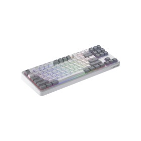 Клавиатура Hator Rockfall 3 Mecha TKL QMK/VIA Orange Wireless White (HTK851UA)