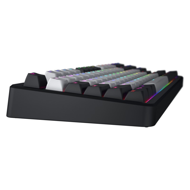 Клавиатура Hator Rockfall 3 Mecha TKL QMK/VIA Orange Wireless Black (HTK850UA)