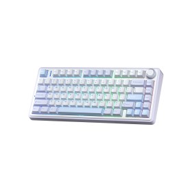 Клавиатура Aula F75 Gasket Greywood V3 switch Hot-Swap PBT Wireless/Bluetooth/USB Blue (6948391208633)