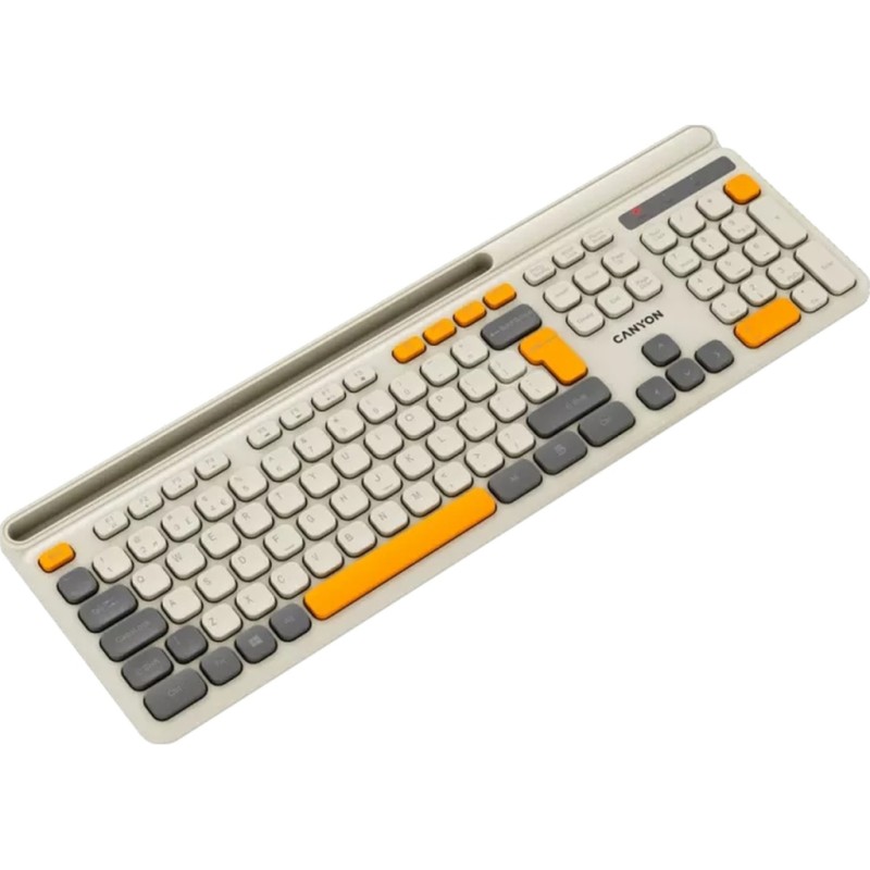 Клавиатура Canyon HKB-W03 Wireless UA Beige (CNS-HKBW03BG)