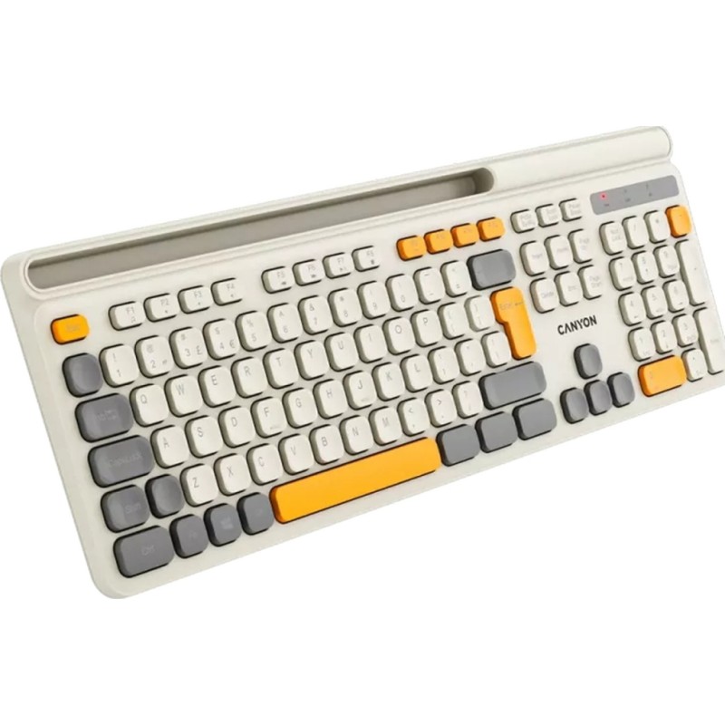 Клавиатура Canyon HKB-W03 Wireless UA Beige (CNS-HKBW03BG)