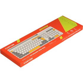 Клавиатура Canyon HKB-W03 Wireless UA Beige (CNS-HKBW03BG)