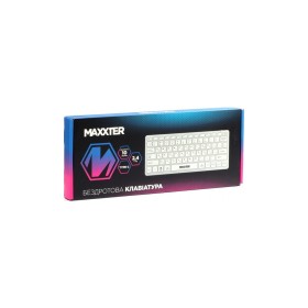 Клавиатура Maxxter KBW-C01S-UA Wireless UA White (KBW-C01S-UA)