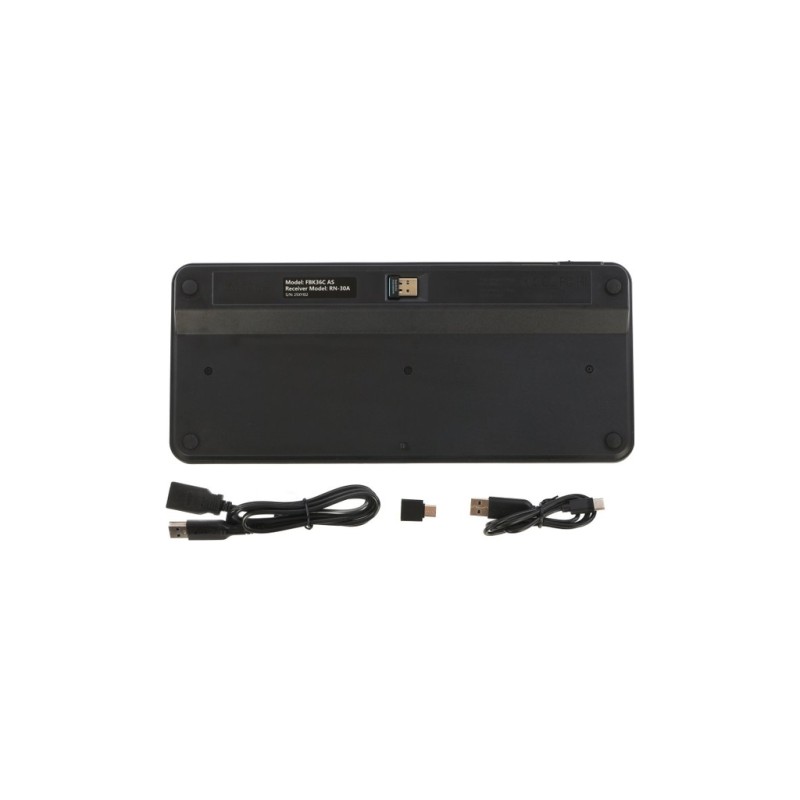 Клавіатура A4Tech FBK36C Wireless/Bluetooth Black (4711421000222)