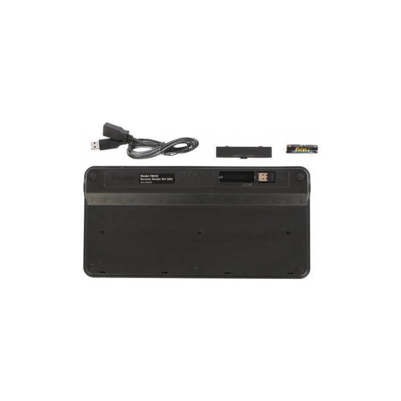Клавиатура A4Tech FBK30 Wireless/Bluetooth Black (4711421972499)