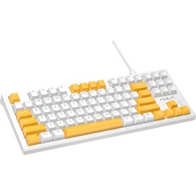 Клавиатура Aula F3032 keycaps plus 21 Yellow keys KRGD Red USB UA White (6948391204680)