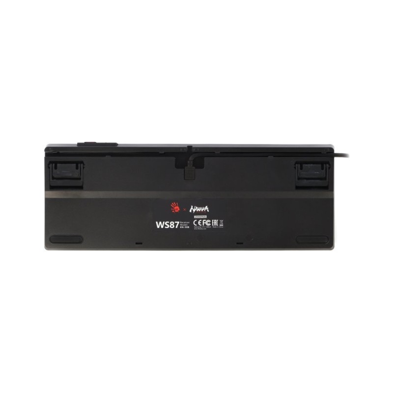 Клавиатура A4Tech Bloody WS87 Naraka Wireless/Bluetooth Black/Red (4711421001113)