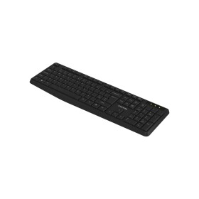 Клавиатура Canyon KB-W01 Water resistant Wireless UA Black (CNE-CKEYW01)
