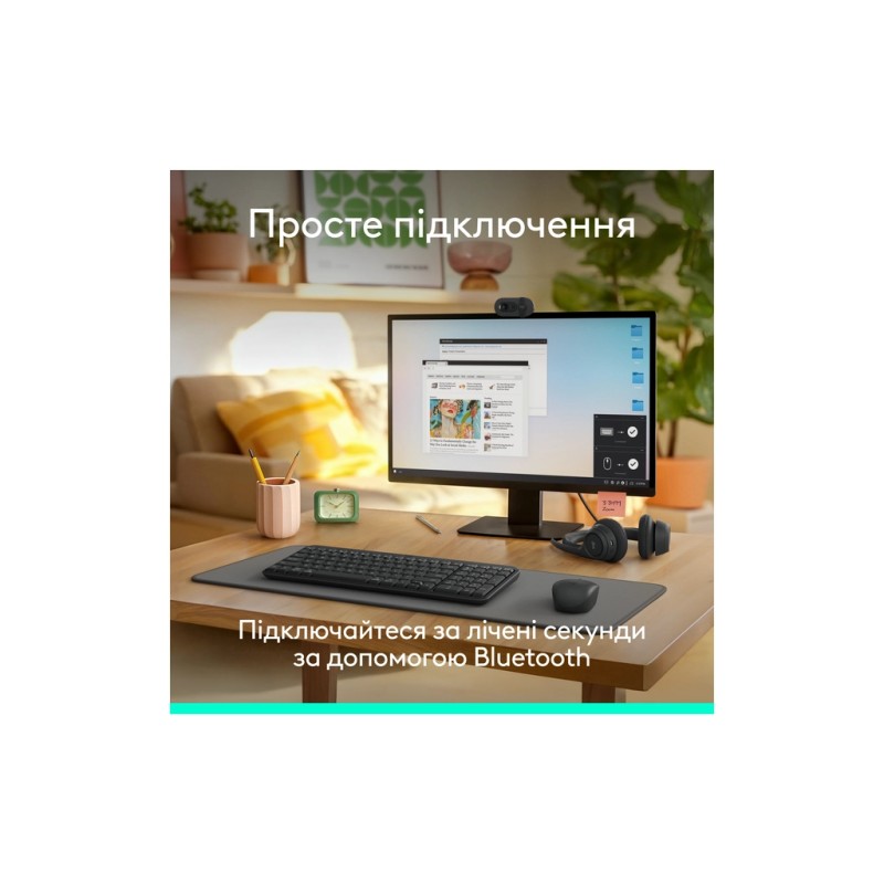 Клавіатура Logitech K250 Bluetooth UA Graphite (920-013822)