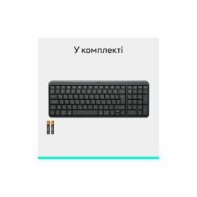 Клавіатура Logitech K250 Bluetooth UA Graphite (920-013822)