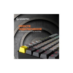 Клавиатура GamePro MK130G Pro Outemu Red Switch Hot-Swap 60 RGB USB/Wireless/Bluetooth