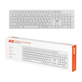 Клавіатура 2E KS260 106key Wireless UA White (2E-KS260WWH_UA)