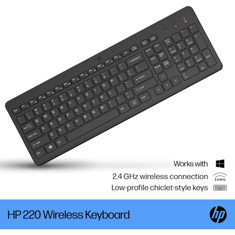 Клавиатура HP 220 Wireless UA Black (805T2AA)