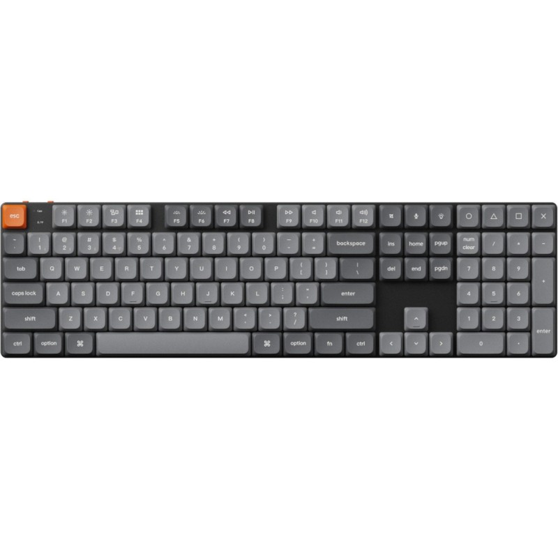 Клавиатура Keychron K5 Max Gateron MX 2.0 Red White Led QMK Wireless/Bluetooth/USB-А UA Black (K5M-A1-UA)