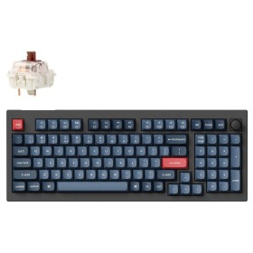 Клавиатура Keychron V5 Max Gateron Jupiter Brown Knob Hot-Swap QMK Wireless/Bluetooth/USB-А UA Black (V5M-D3-UA)