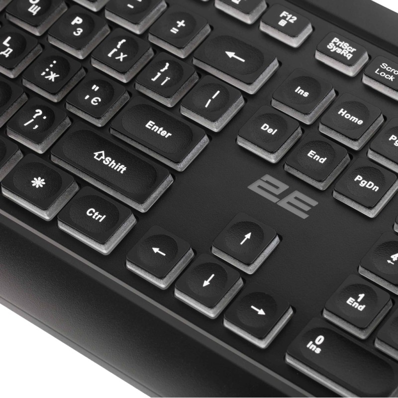 Клавиатура 2E 2E KS120 USB-A Black (2E-KS120UB_UA)