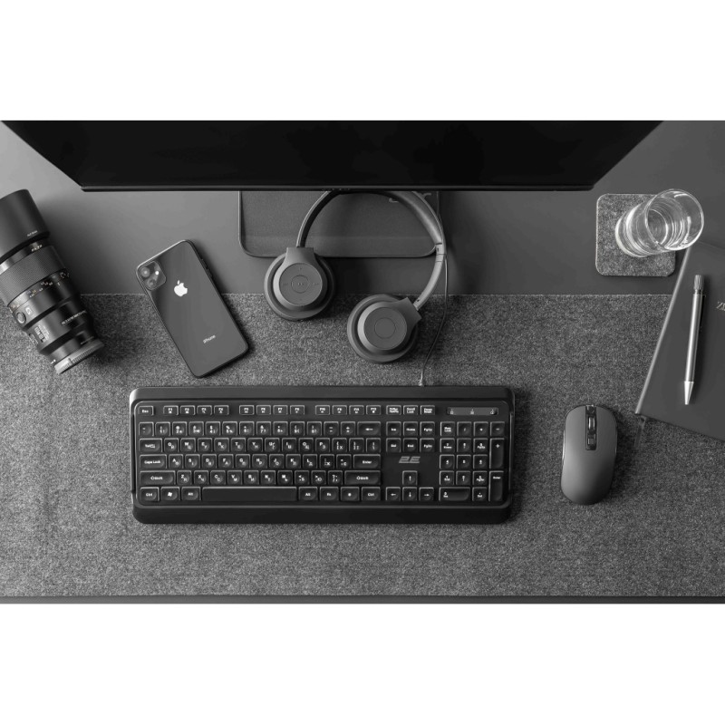 Клавиатура 2E 2E KS120 USB-A Black (2E-KS120UB_UA)