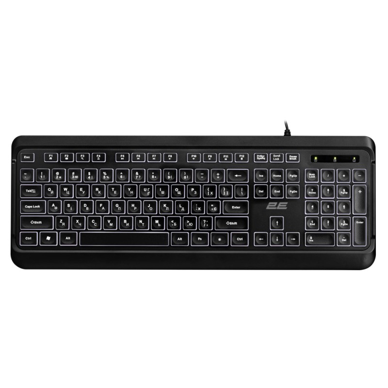 Клавиатура 2E 2E KS120 USB-A Black (2E-KS120UB_UA)