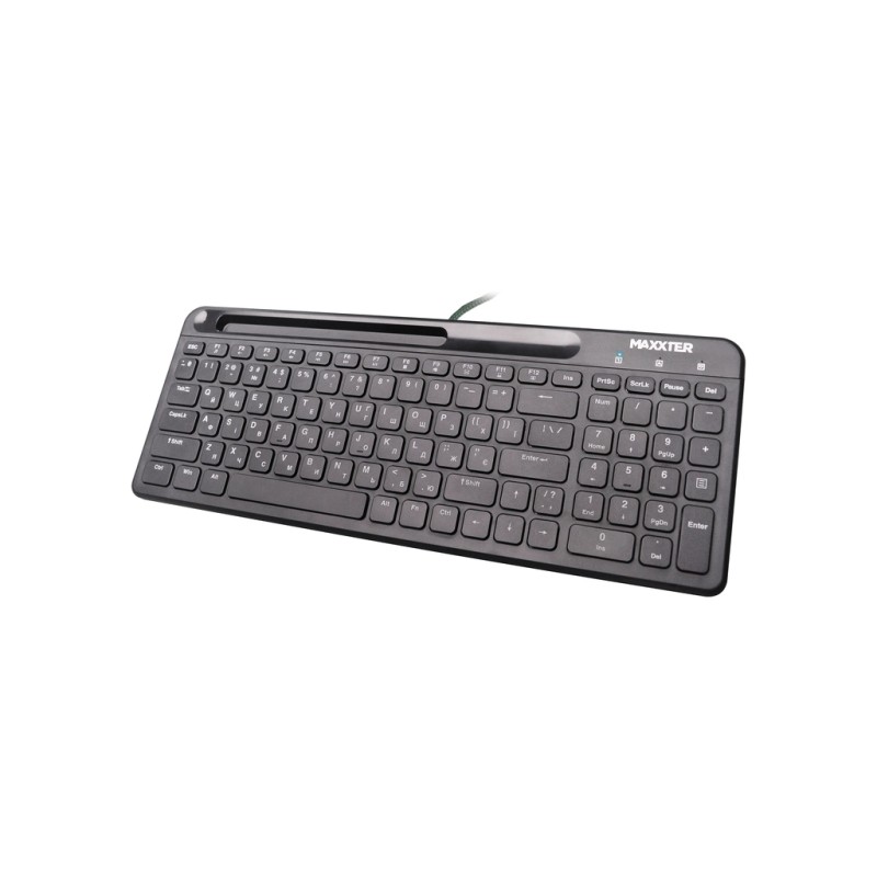 Клавиатура Maxxter KB-01B-UA USB Black (KB-01B-UA)