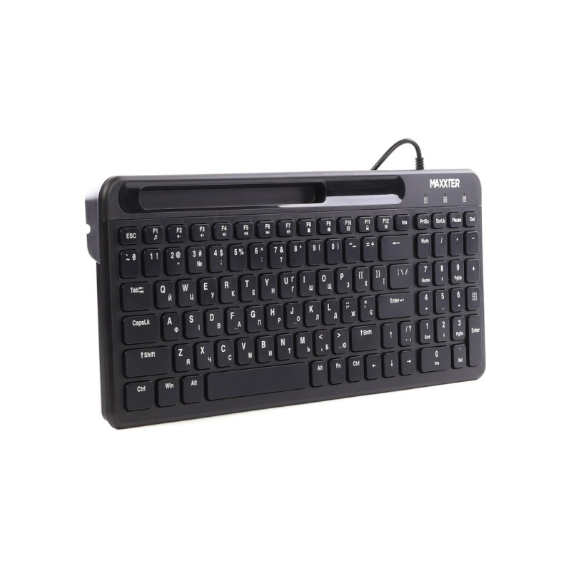 Клавиатура Maxxter KB-01B-UA USB Black (KB-01B-UA)