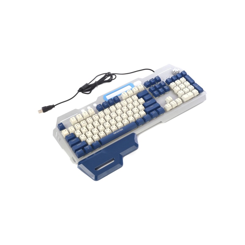 Клавиатура Maxxter KBG-RGB-01-UA RGB USB Metal (KBG-RGB-01-UA)