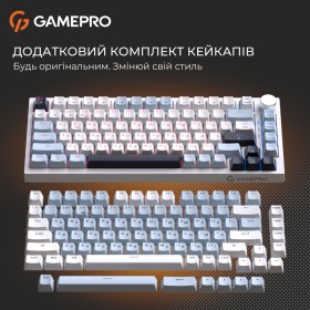 Клавиатура GamePro Genesis Warden MK160BL Outemu Swithes USB White (MK160BL)