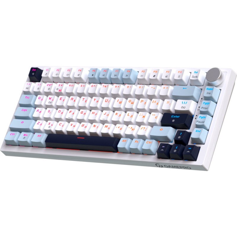 Клавиатура GamePro Genesis Warden MK160BL Outemu Swithes USB White (MK160BL)