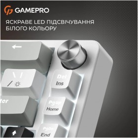 Клавиатура GamePro Genesis Silverlight MK116 USB UA Grey (MK116)