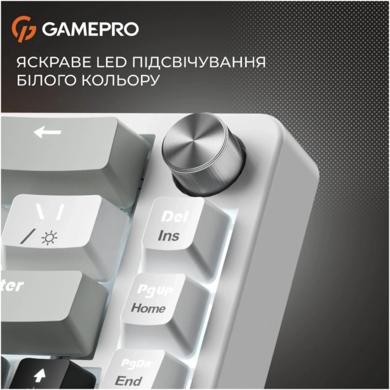 Клавиатура GamePro Genesis Silverlight MK116 USB UA Grey (MK116)