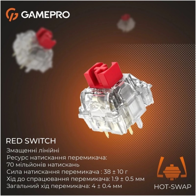 Клавиатура GamePro Genesis Silverlight MK116 USB UA Grey (MK116)