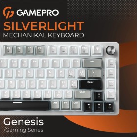 Клавиатура GamePro Genesis Silverlight MK126 USB UA Grey (MK126)