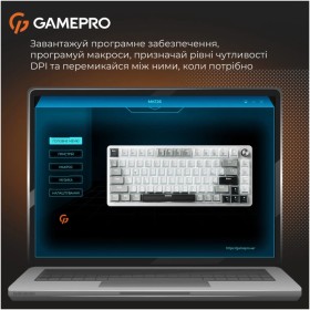 Клавиатура GamePro Genesis Silverlight MK126 USB UA Grey (MK126)