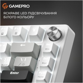 Клавиатура GamePro Genesis Silverlight MK126 USB UA Grey (MK126)