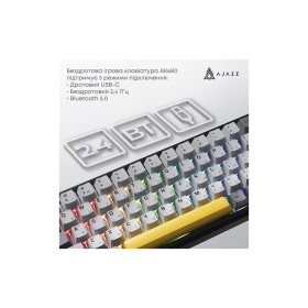 Клавиатура Ajazz AK680 MAX (8+8K) Magnetic Switch RGB Wireless/Bluetooth/USB Black
