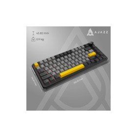 Клавіатура Ajazz AK820 MAX PLUS Daydream Switch RGB Wireless/Bluetooth/USB Black (AK820MAX-DD-BGY)