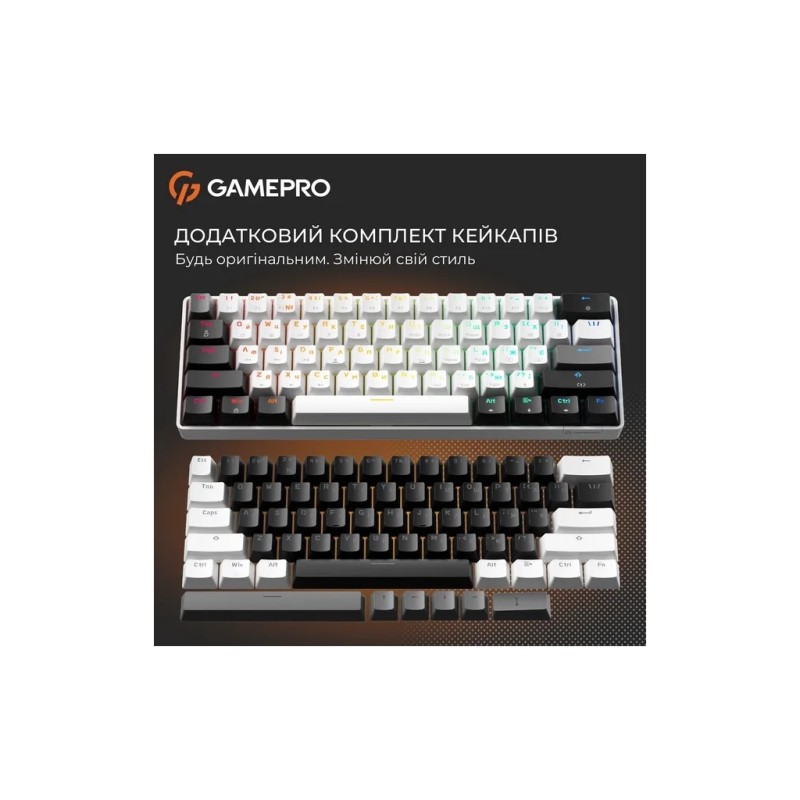 Клавиатура GamePro Genesis Infinity MK130BW Outemu Swithes USB White (MK130BW)