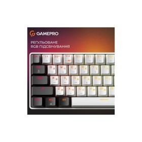 Клавиатура GamePro Genesis Infinity MK130BW Outemu Swithes USB White (MK130BW)
