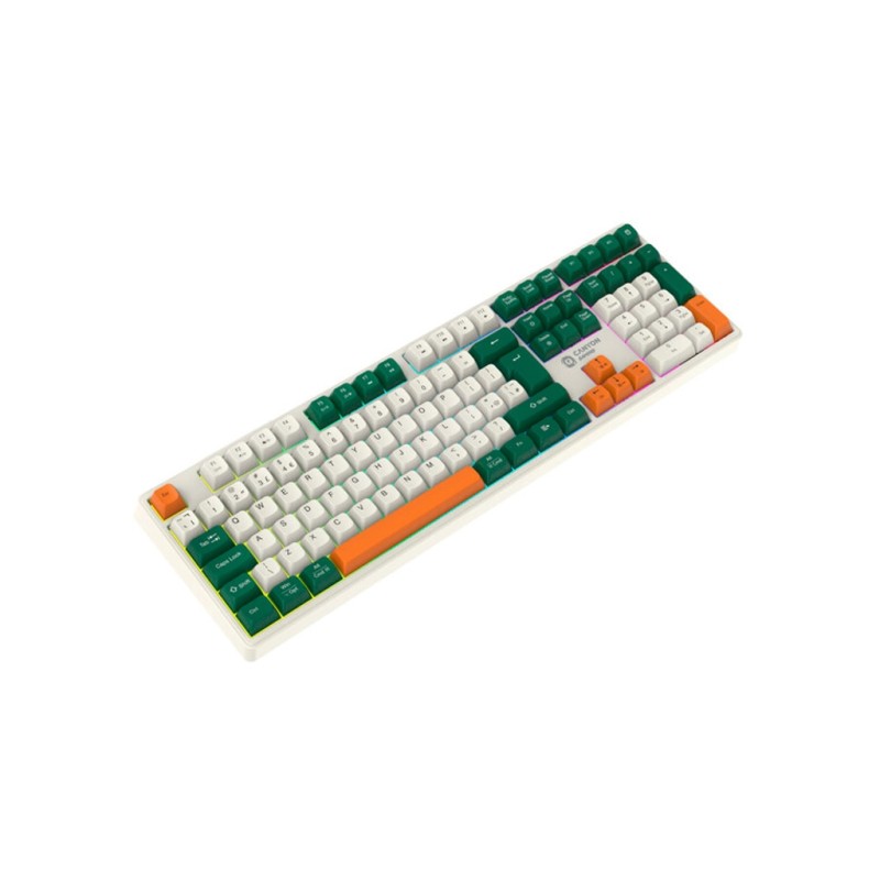 Клавиатура Canyon Shadder GKW-11 RGB Silent Wireless/Bluetooth/USB UA White (CND-SKBW11)