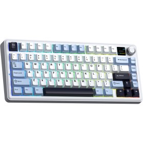 Клавиатура Aula F75 MAX Wireless/Bluetooth UA White/Blue (6978080501158)