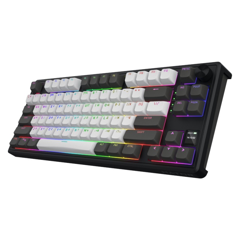 Клавиатура Hator Skyfall 80 Pro Wireless Grey/Black (HTK4180UA)