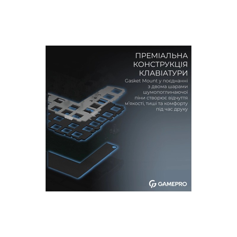 Клавиатура GamePro Asgard Valhalla Max MK160B MAX USB UA Black (MK160B MAX)