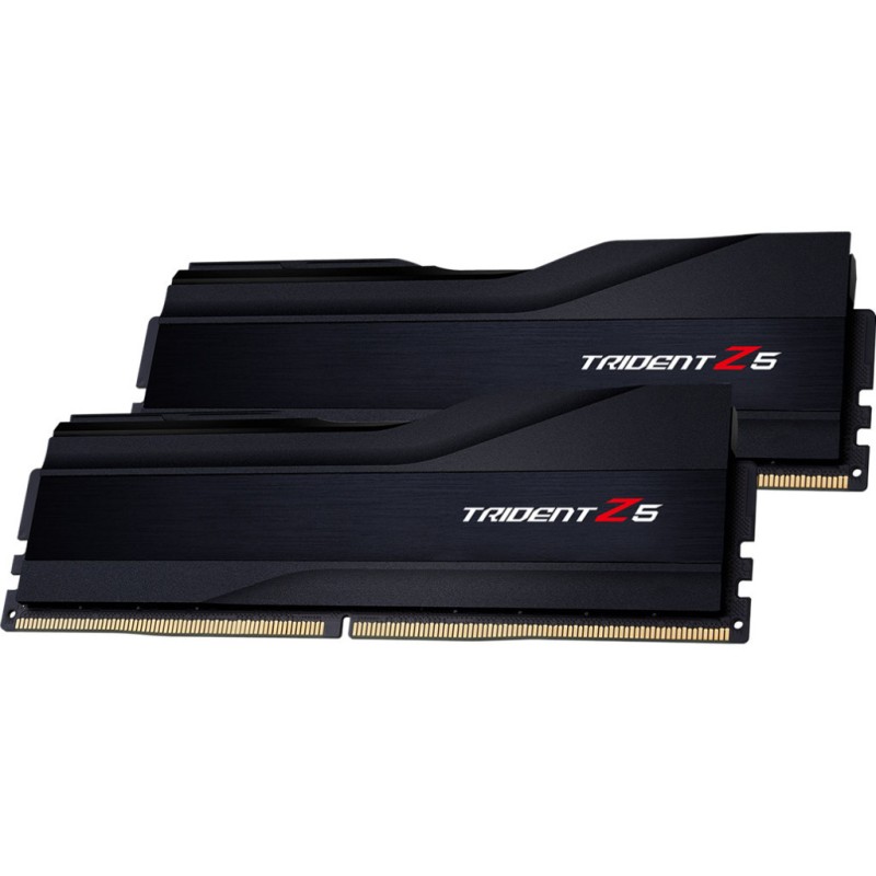 Модуль памяти для компьютера DDR5 32GB (2x16GB) 6000 MHz Trident Z5 Black G.Skill (F5-6000J3040F16GX2-TZ5K)